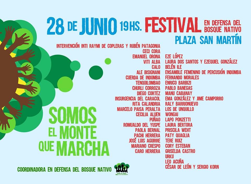 Festival en defensa del Bosque Nativo 