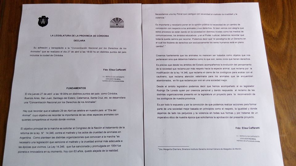 legislatura cordoba animal 