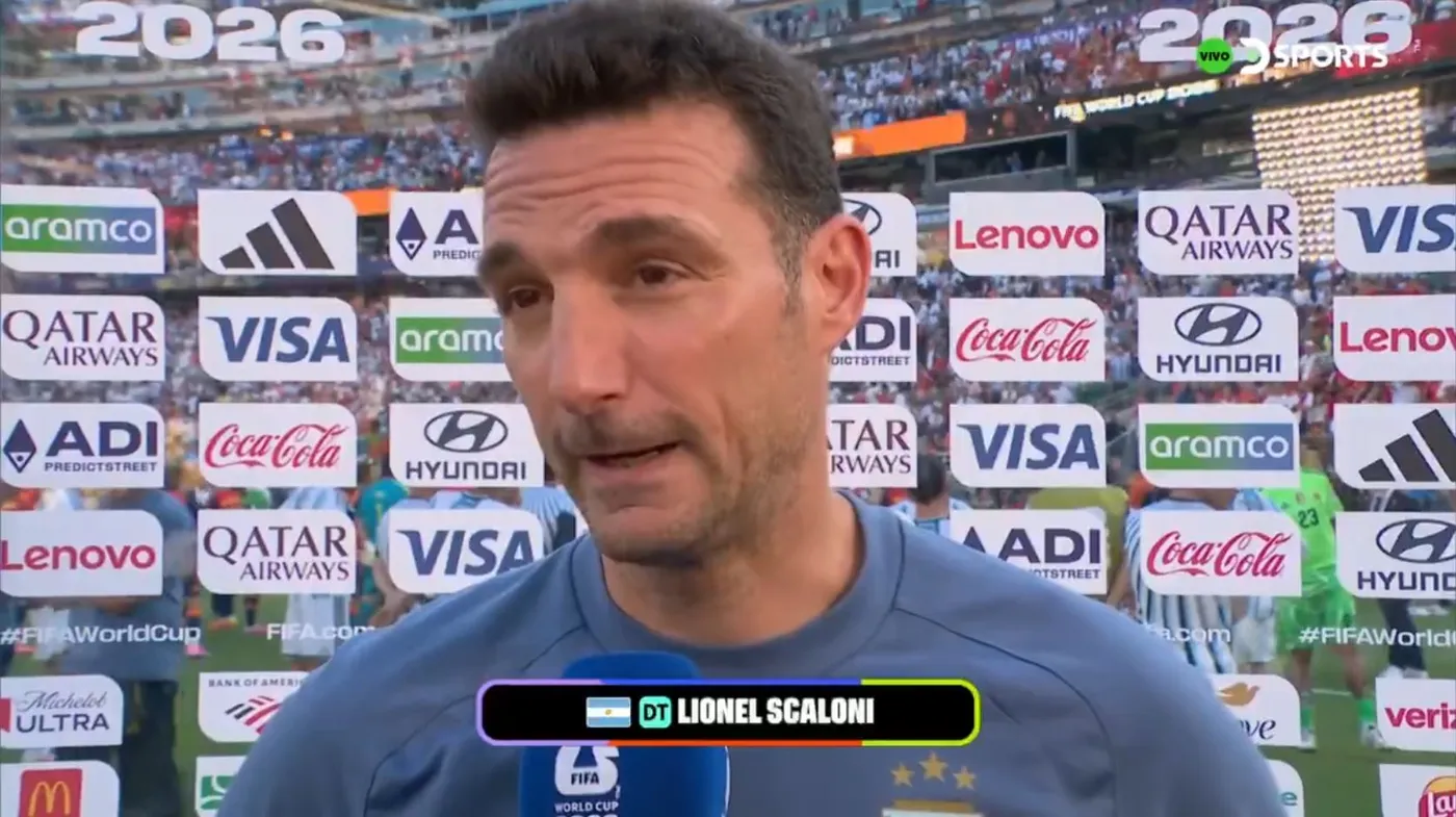 Scaloni: "Un agradecimiento eterno a estos chicos que nos han dado otra final del Mundo" thumbnail