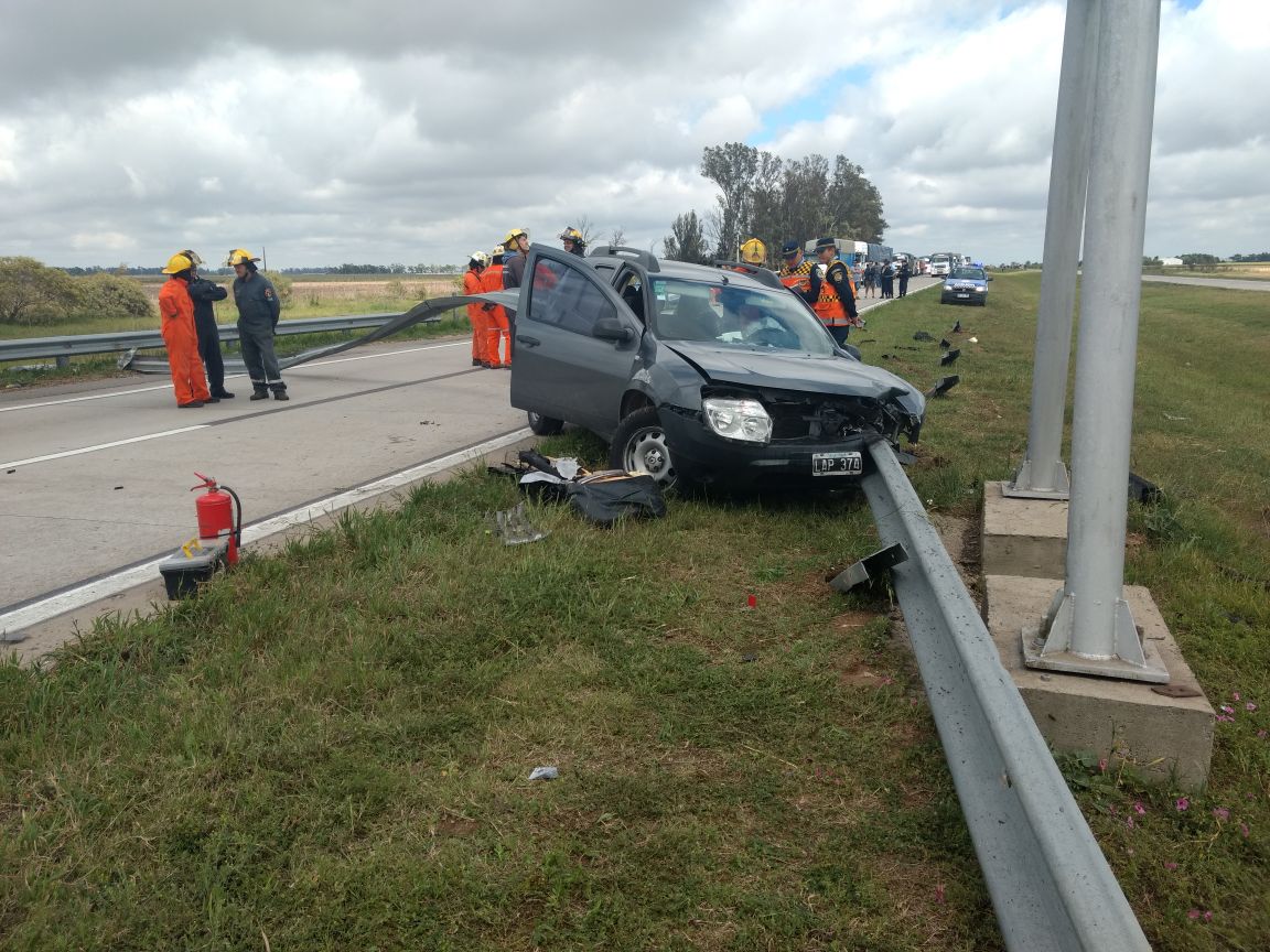 Accidente fatal en la autopista Córdoba Rosario