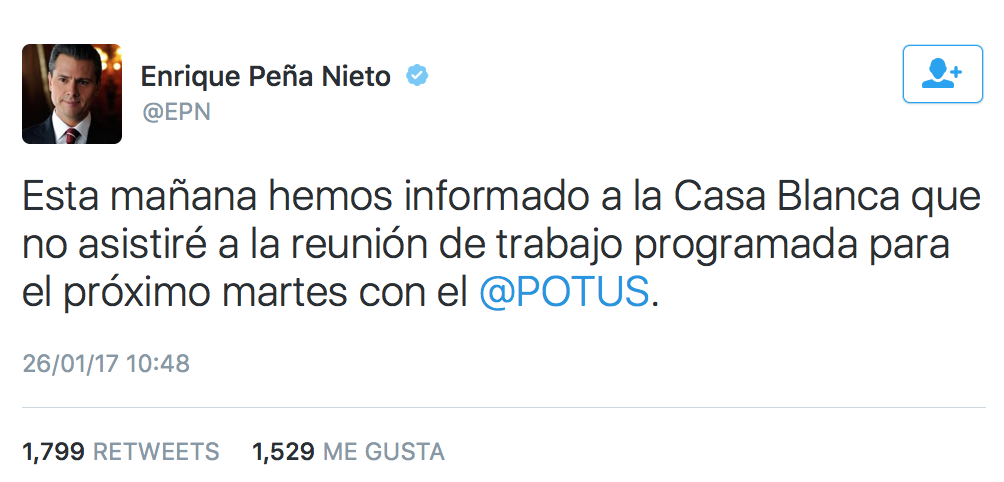 Peña Nieto y Trump 