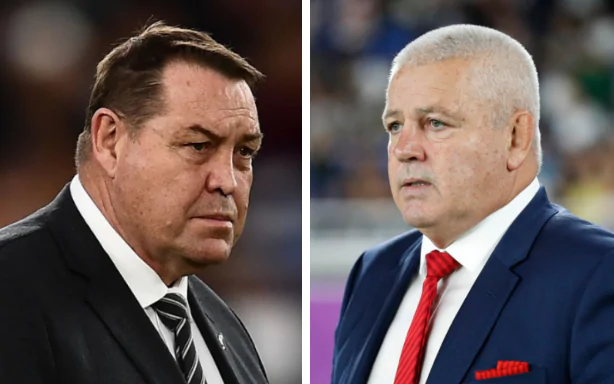 Entrenadores neozelandeses Steve Hansen y Warren Gatland se enfrentan por medalla de bronce