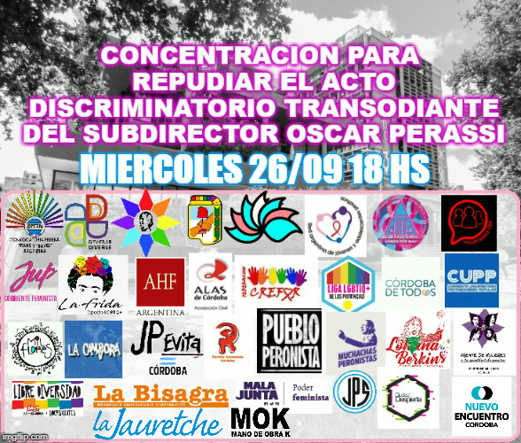protesta contra la discriminaciòn trans