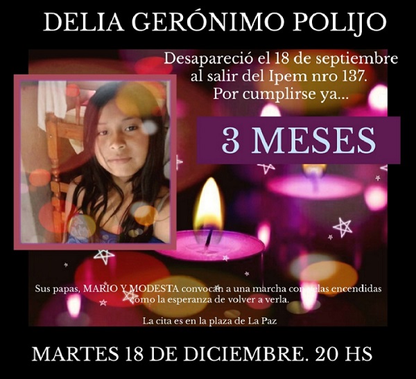 Delia tres meses