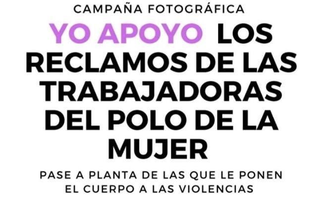 Apoyo trabajadoras polo de la mujer