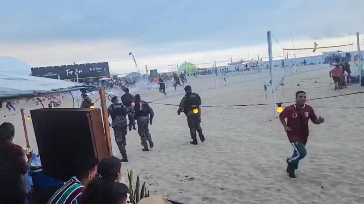 Represión en Copacabana captura X