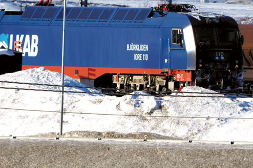 LKAB dispone de un ramal ferroviario para hacer competitivo el traslado del material©archivo