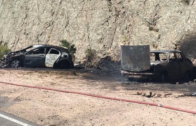 incendio sierras Rally 