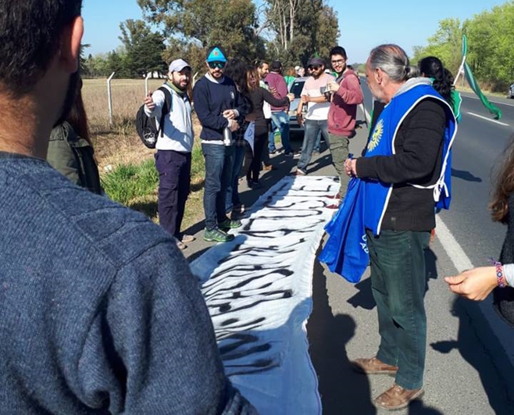 manifestantes contra macri