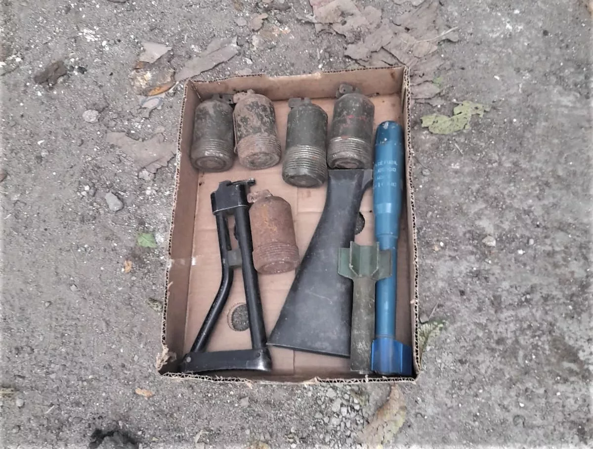 Explosivos hallados en La Calera (Policía de Córdoba) 2