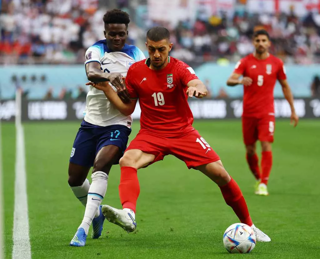 Inglaterra vs Irán Qatar 2022 By NA