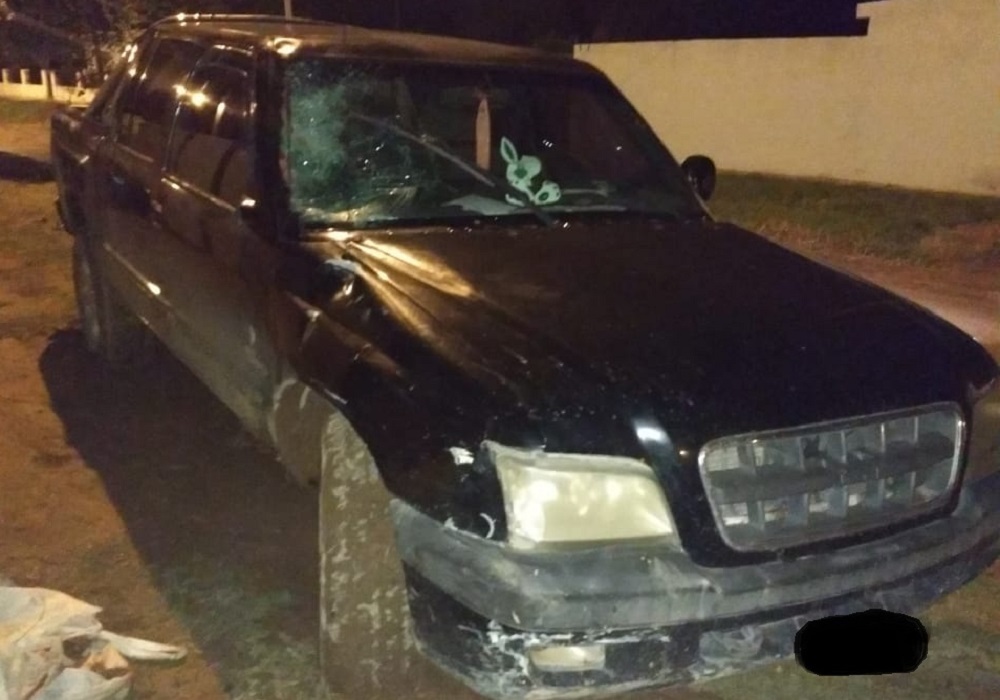 pick up Chevrolet S10 choque 60 cuadras by prensa Poli