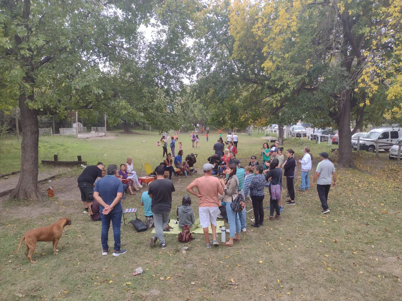 Reunión familias La Quintana anexión San Isidro (gentileza)