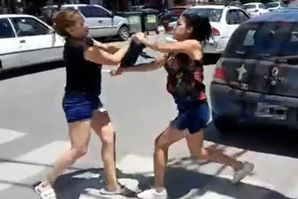 Pelea Callejera © imagen de TV