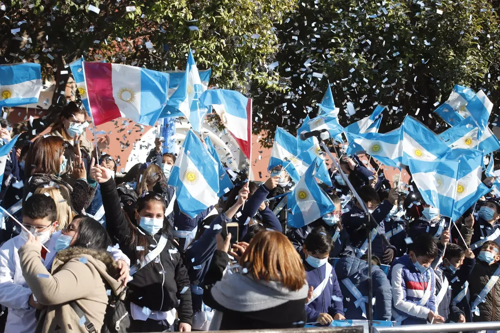 Acto del Día de la Bandera en Monte Cristo (Gobierno de Córdoba)