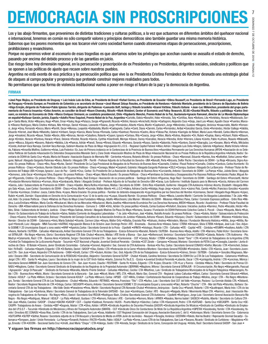 solicitada CFK