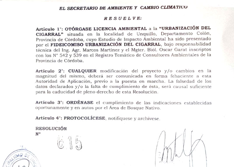 Resoluciòn 615 final de pàgina firma