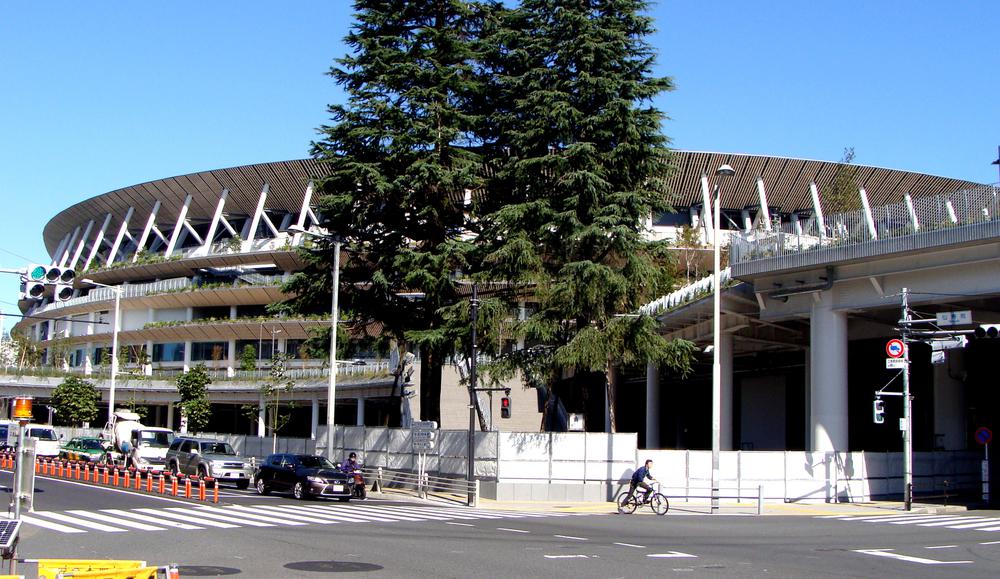 Estadio Nacional de Japón  en reconstrucción para los JJ OO Tokio 2010,  6-11-2019