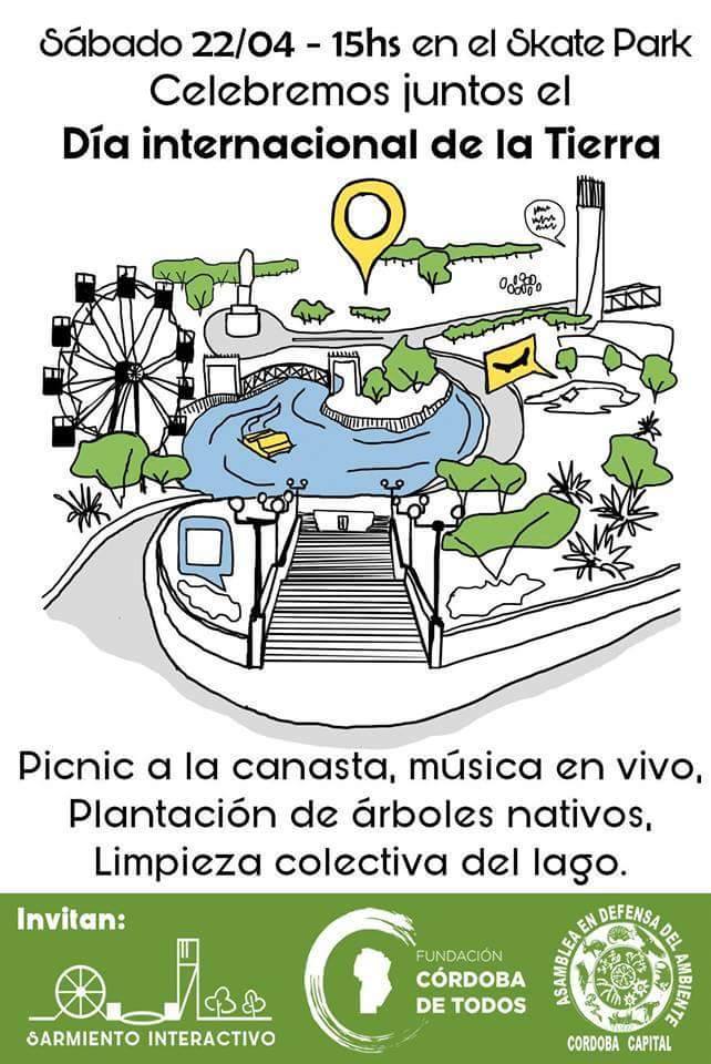 limpieza del Parque Sarmiento 