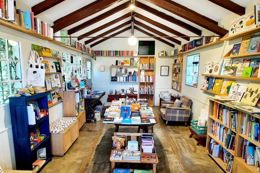 casita de libros