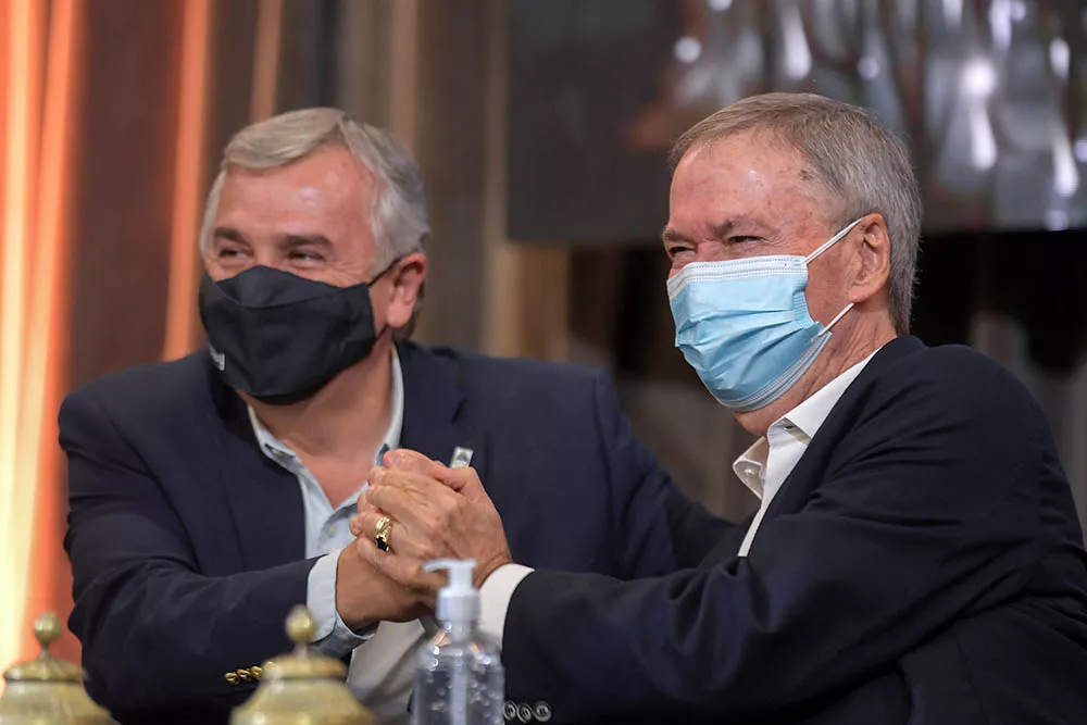 En los últimos meses, el gobernador recibió en Córdoba a Gerardo Morales y Facundo Manes.