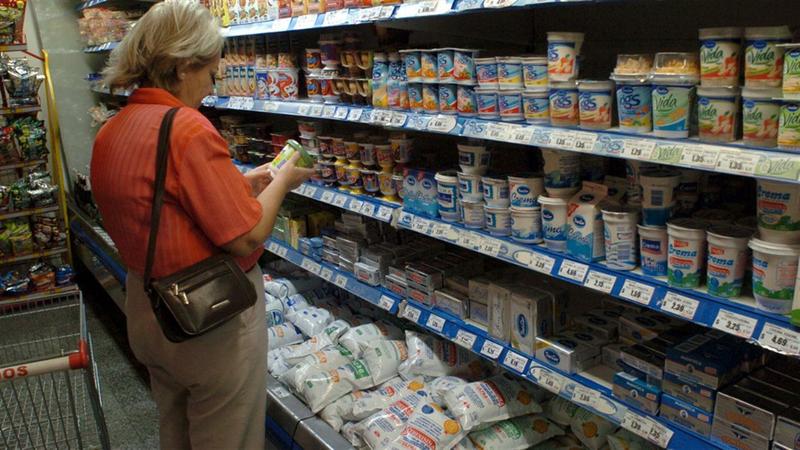 supermercado consumo leche