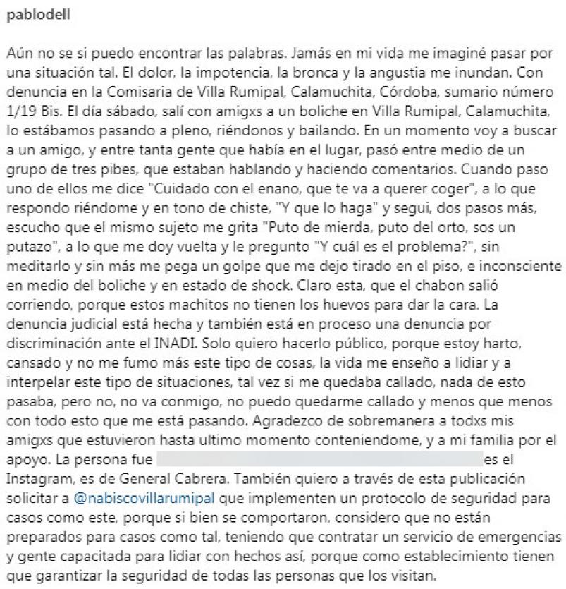 Denuncia homofobia