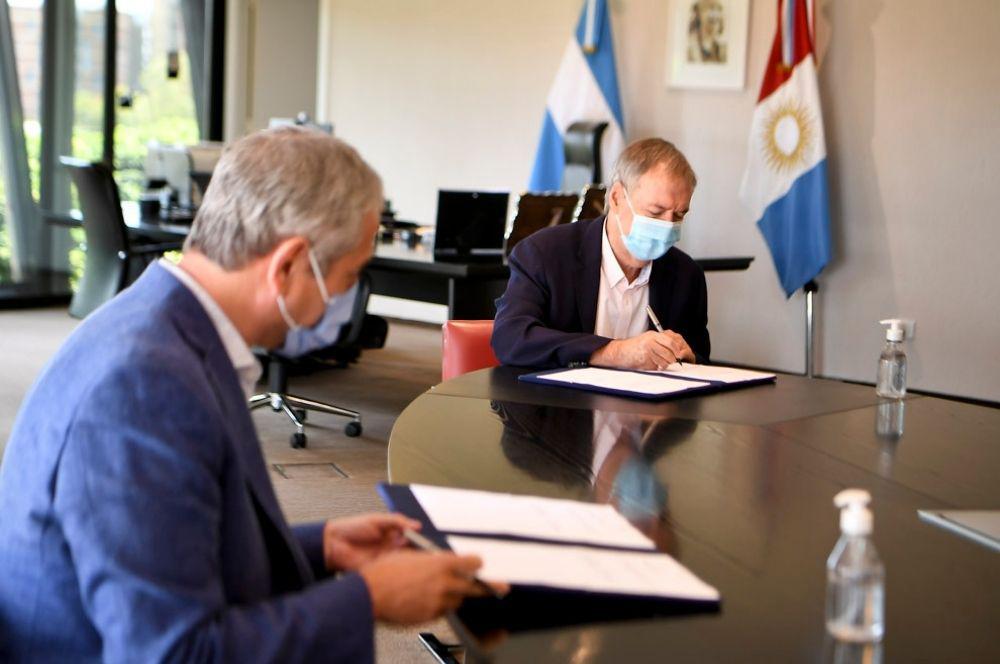 Schiaretti - Ferraresi firma de convenios