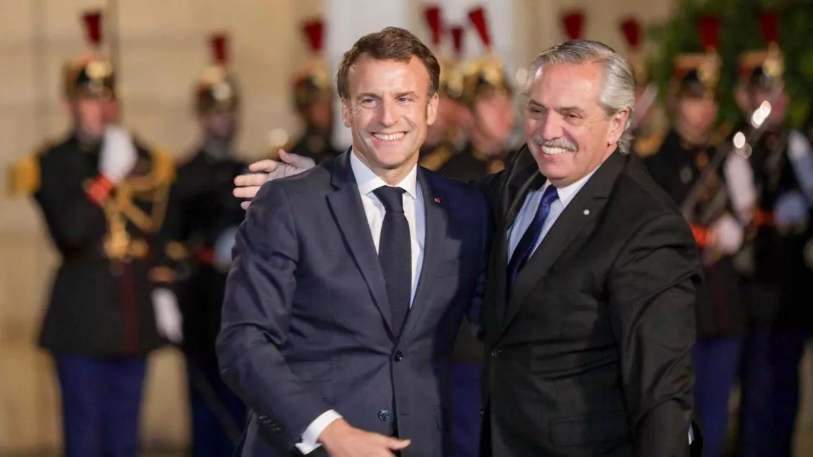 Fernandez y Macron 2 by Télam