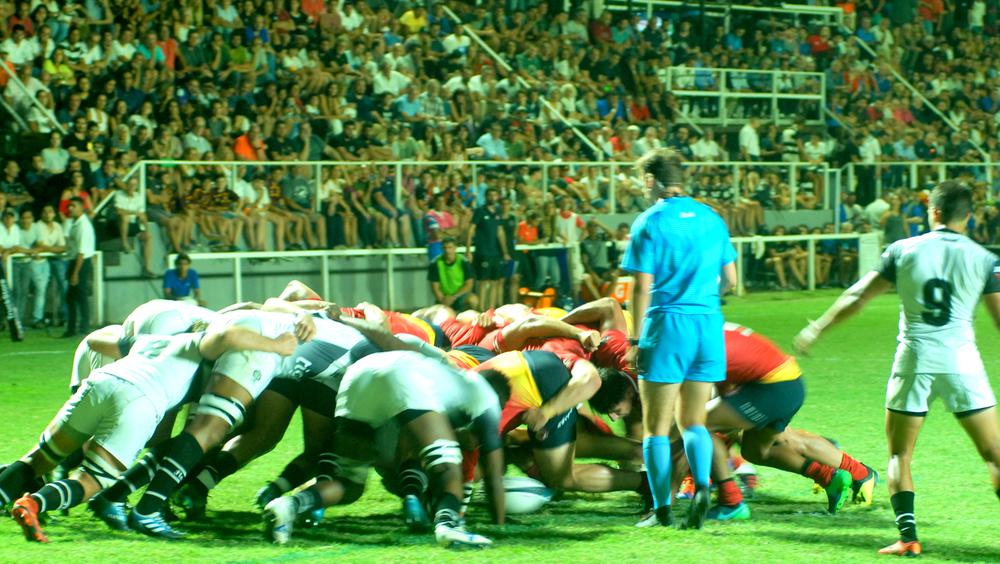 El empuje de Ceibos para dominar el scrum ante Olimpia Lions de Paraguay