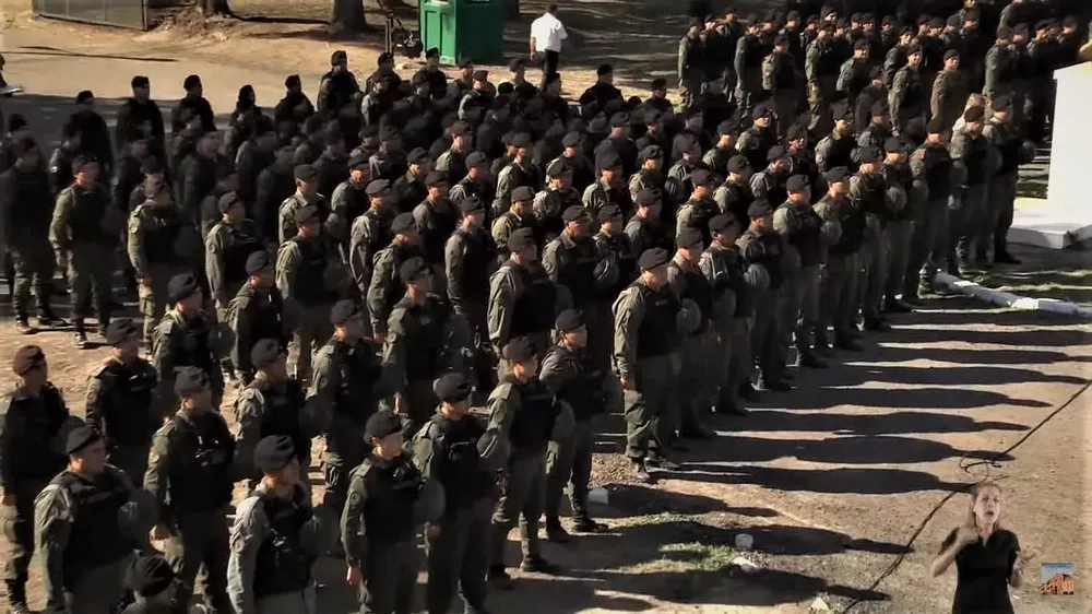 Comando Unificado de Fuerzas Federales en Rosario (captura)