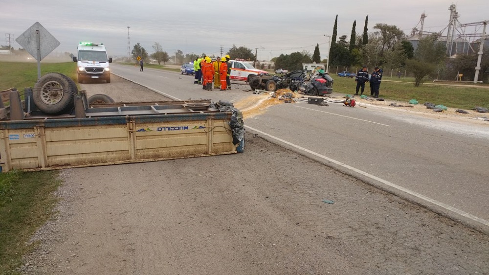 Choque en ruta 19 FM LIDER 02