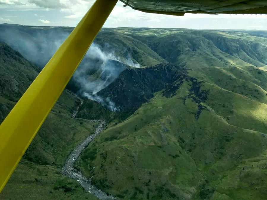INcendio en las sierras by @FuegoCba