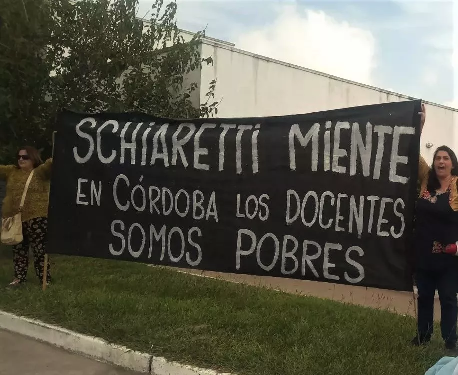 Protesta de Docentes en Lucha 01