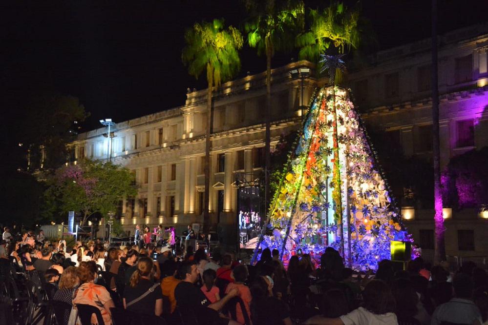 arbol navidad reciclable