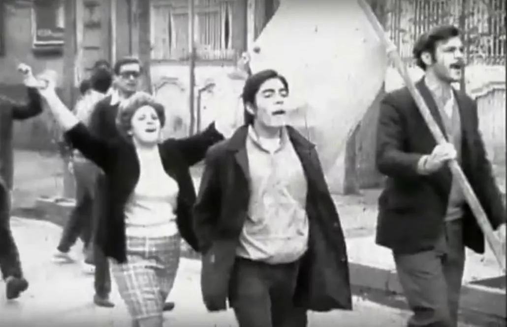 Nene Peña en El Cordobazo