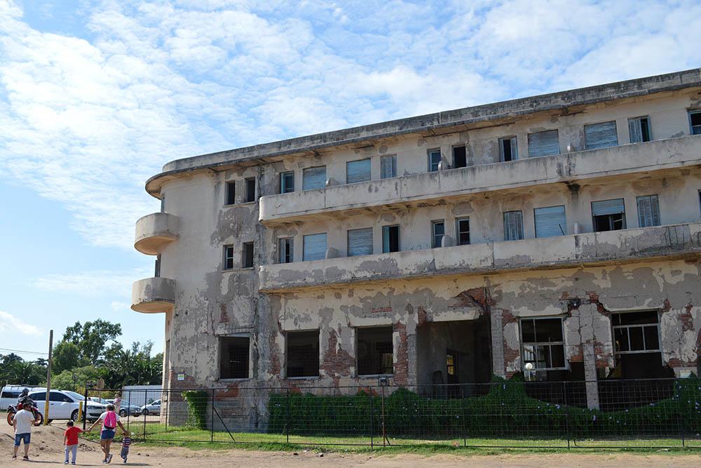 Una de las alas del Gran Hotel Viena, que albergaba el salón donde se reunía la clase alta