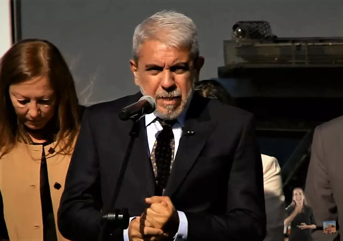 Aníbal Fernández en Rosario (captura) 2