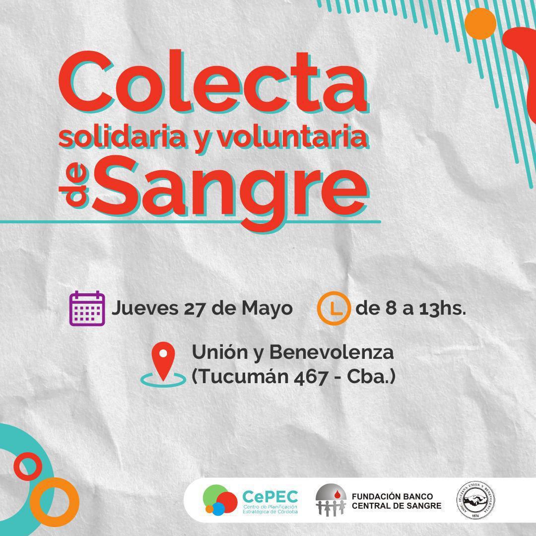 Colecta Solidaria y Voluntaria de sangre