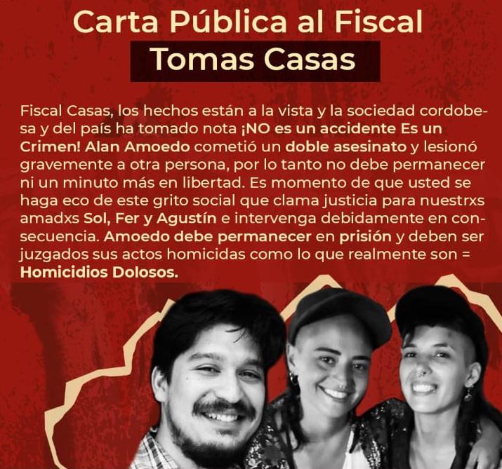 Carta Pública al fiscal Tomas Casas tragedia circunvalacion 11 06 2021