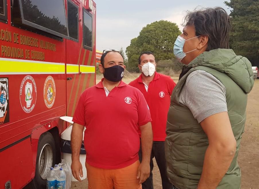 mosquera con Bomberos Gobierno de la Provincia de Córdoba