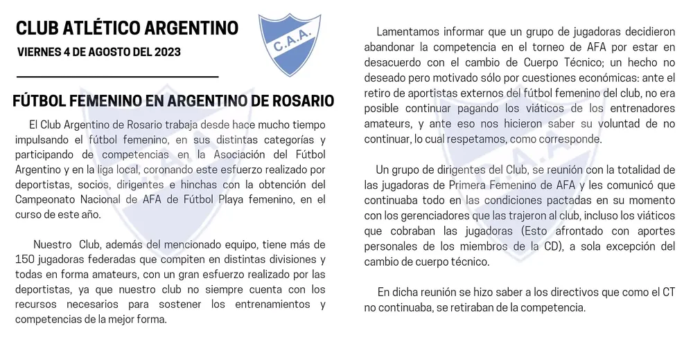 Argentino de Merlo retiró su equipo del Torneo de AFA - La Diez