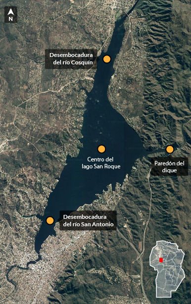 mapa lago san roque mapa lago san roque