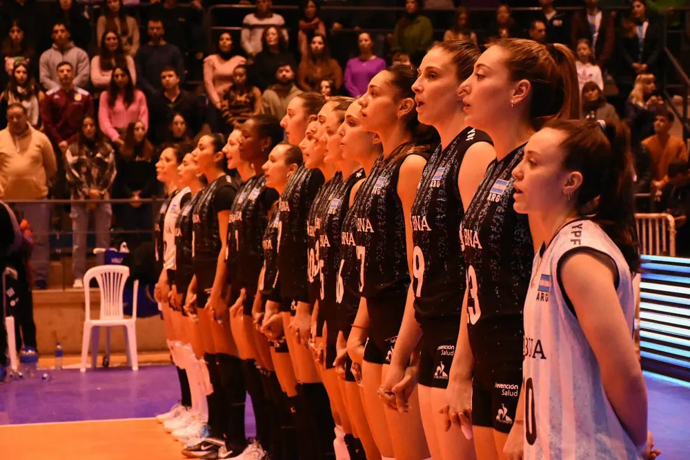 Las Panteras Selección Argentina de Voley (Twitter Voley_FeVA) 3