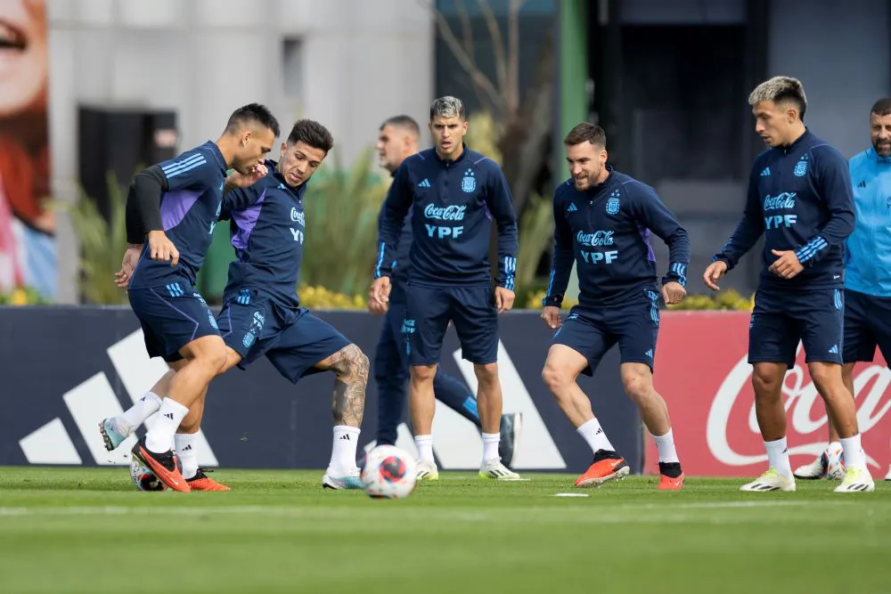Entrenamiento selccionado by Télam