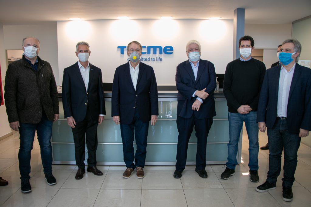 Accastello, Gines, Wado, Llaryora, Schiaretti y Tecme
