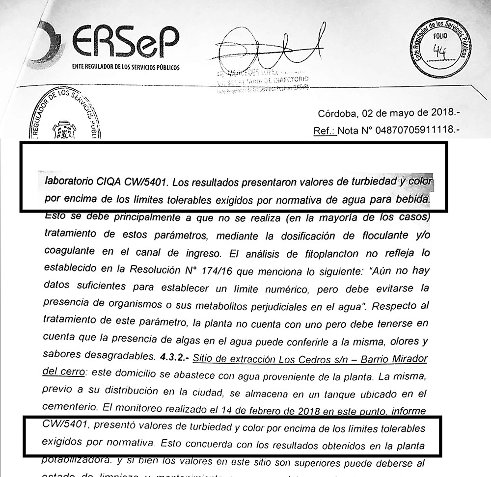 Ersep - Agua