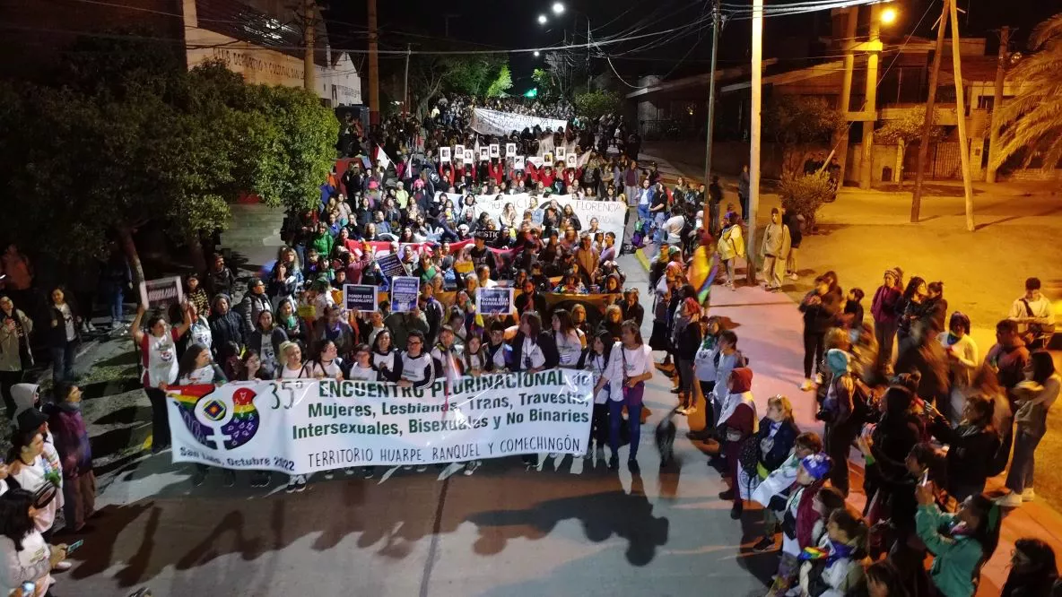 Marcha central San Luis by Télam