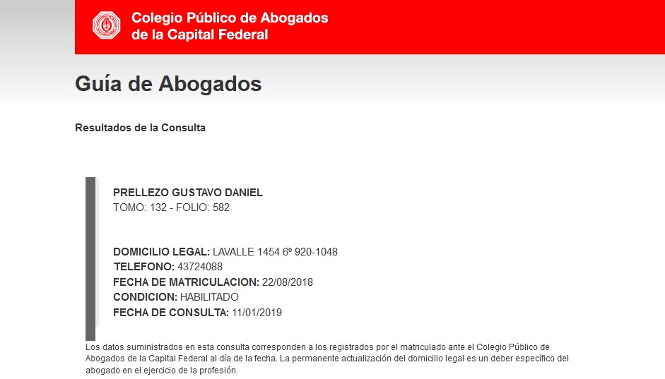 Prellezo abogado by captura de pantalla