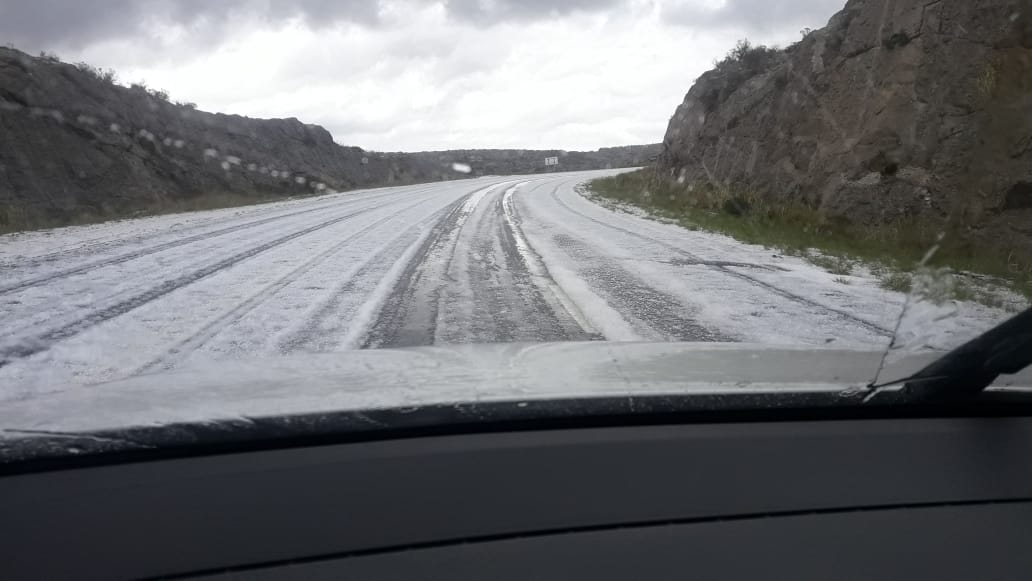 granizo altas cumbres by Policía de Cba
